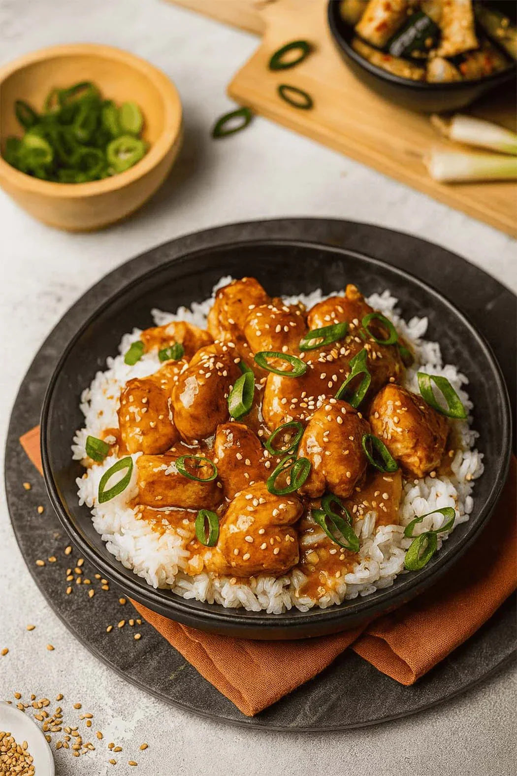 POULET GÉNÉRAL TAO X SAUCE BBQ #ROCKETMAN