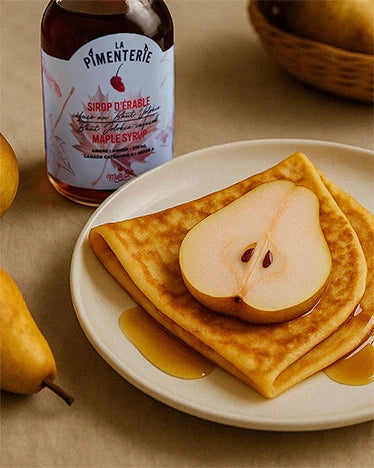 RECETTE DE CRÊPES AU SIROP D’ÉRABLE PIMENTÉ