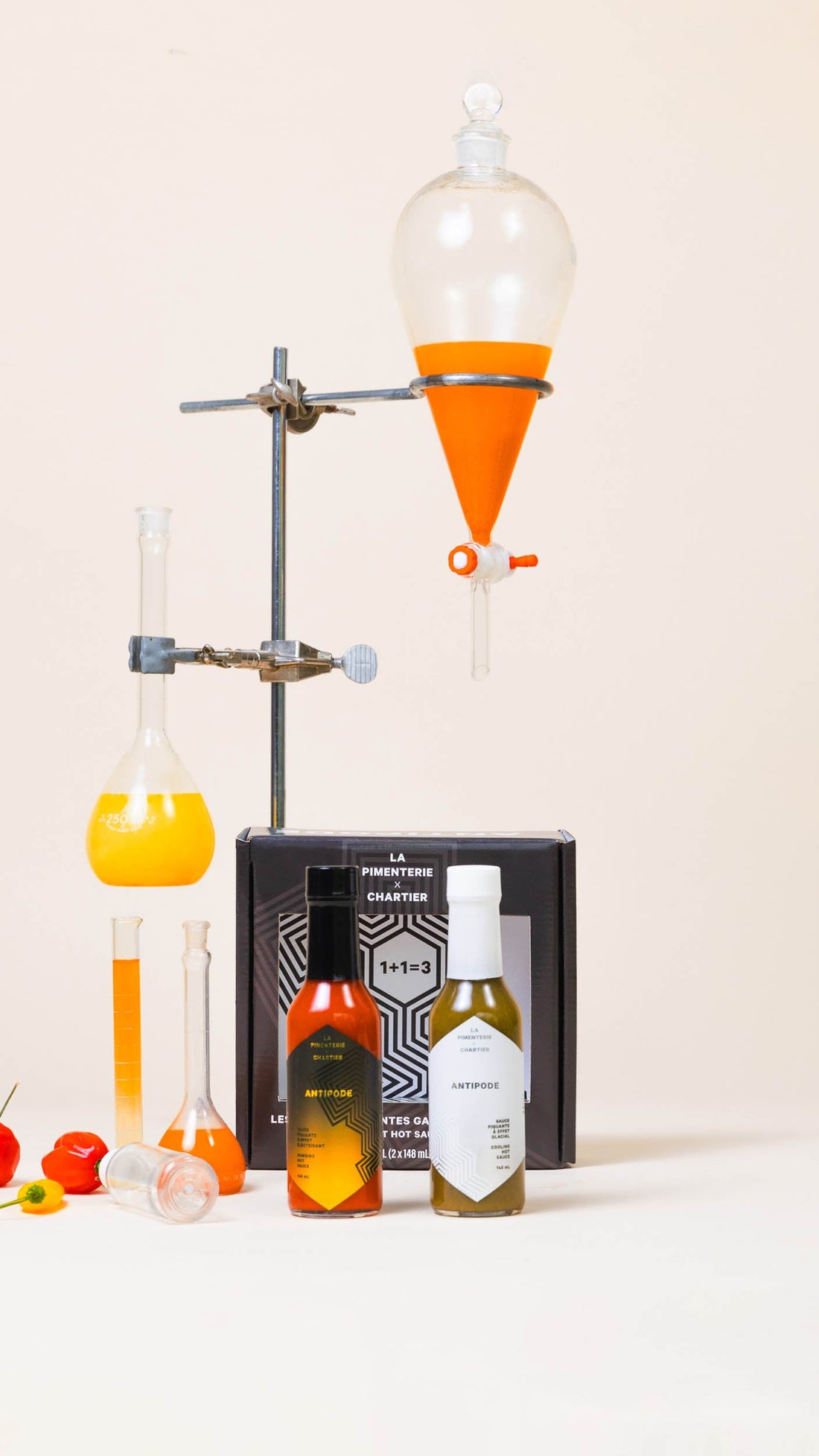COMMUNIQUÉ DE PRESSE : La Pimenterie et François Chartier lancent ANTIPODE : un duo de sauces piquantes inédites inspiré de la cuisine moléculaire