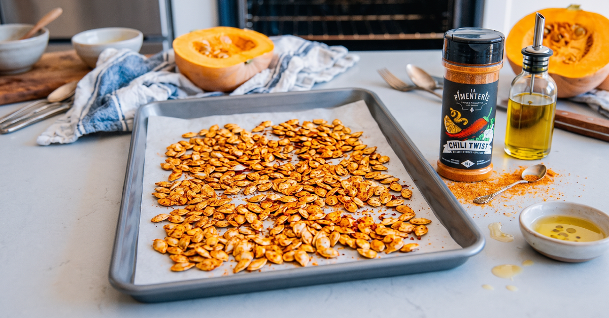 Graines de Citrouille Ultra-Croustillantes au Chili Twist (Four ou Airfryer)