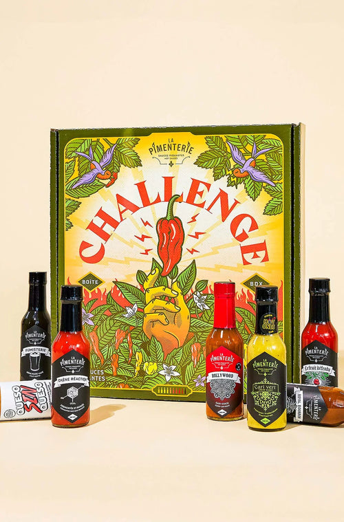 Boite Challenge - sauce piquante - hot sauce - Coffrets-Hot Ones,Temps des fêtesLa Pimenterie