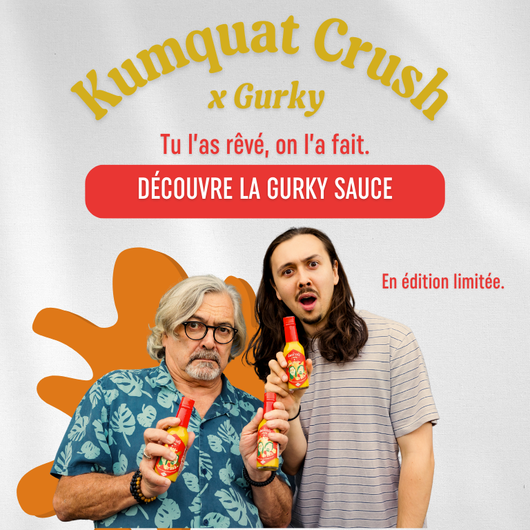 Gurky Kumquat Crush sauce piquante